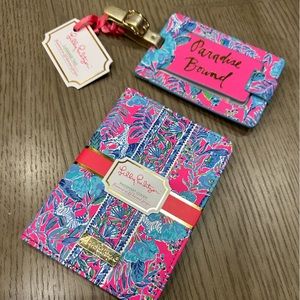 Lilly Pulitzer “Paradise Bound” Passport Cover/Wallet & Luggage Tag